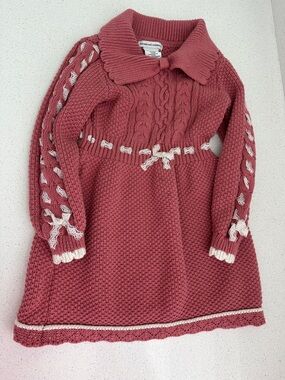 cupcakes & cashmere Rose Cable-Knit Sweater with Peter Pan Collar